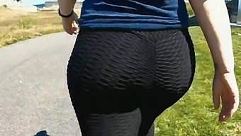 Voluptuous Milf Shows Off Her Curves In Public