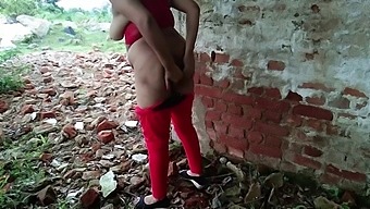 Indian Couple Enjoys Doggy Style Sex In The Jungle