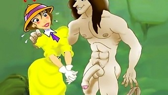 L'Incontro Selvaggio Di Tarzan Con Una Giovane Jane In Un'Orgia Hardcore