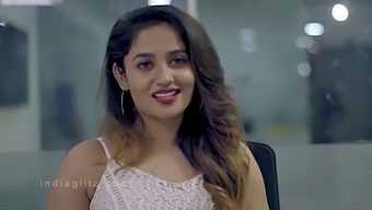 Beautiful Girl Assists Producer In Tamil