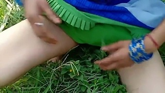 Desi Husband Joins His Wife For Outdoor Fun