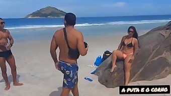 A Photo Shoot Turned Into An Intimate Encounter Between Two Black Individuals At A Nude Beach