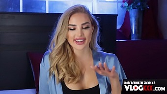 Kenzie Anne'S Sensual Vagina Is Vigorously Penetrated During A Casting Session.