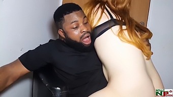 White Diamond Enjoys A Rough Anal Pounding From A Nigerian Bbc