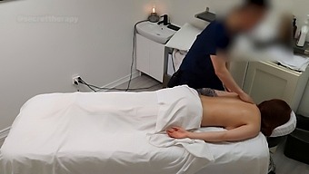 Unprofessional Doctor'S Secret Massage Session With A Young Waitress At A Spa