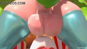 Frumoasa Shemale Princess Rosalina Are Un Cocoș Mare Și Oferă Un Blowjob Grozav